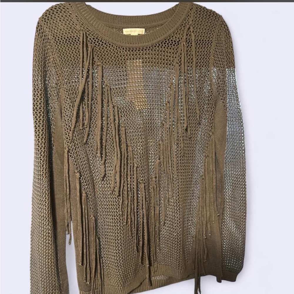 New York & Company Gray Knit Sweater